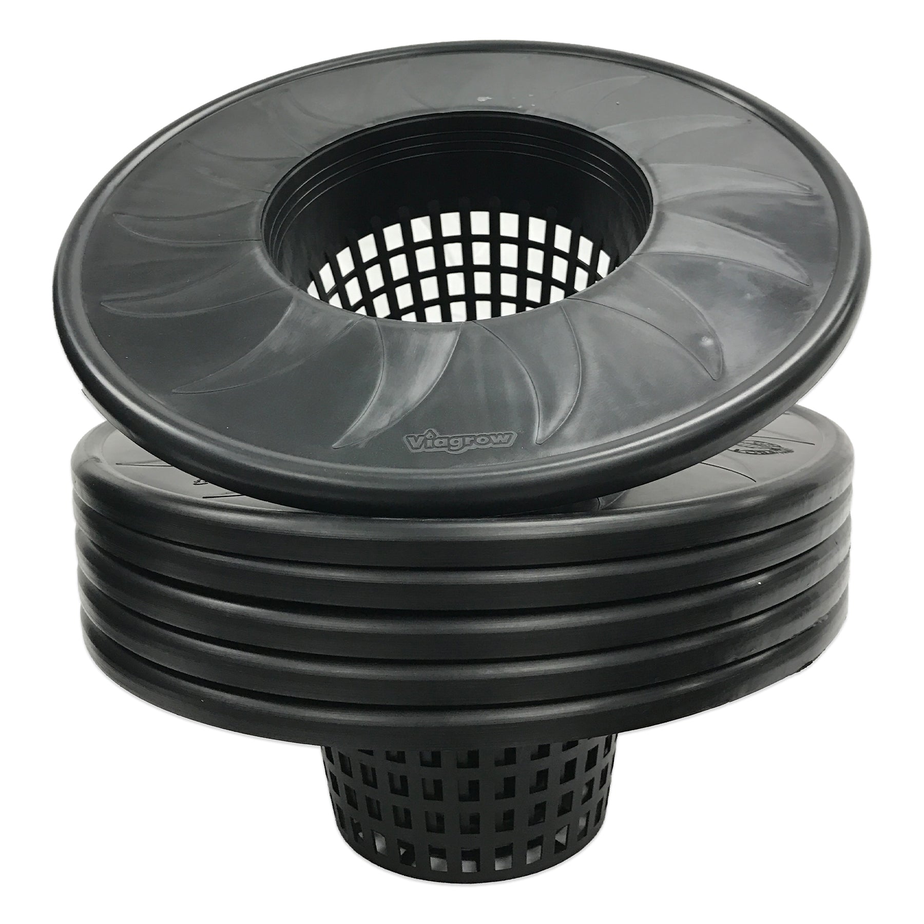 Viagrow 6" Black Mesh Pot Bucket Lid Insert