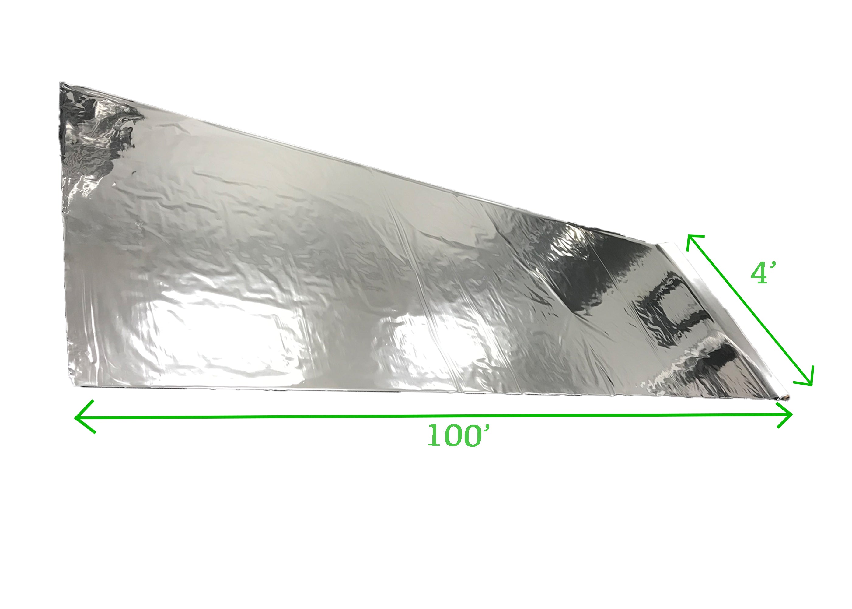 6 Pack High Silver Reflective Mylar Film Garden Greenhouse Covering Foil Sheets Effectively Increase Plants Growth