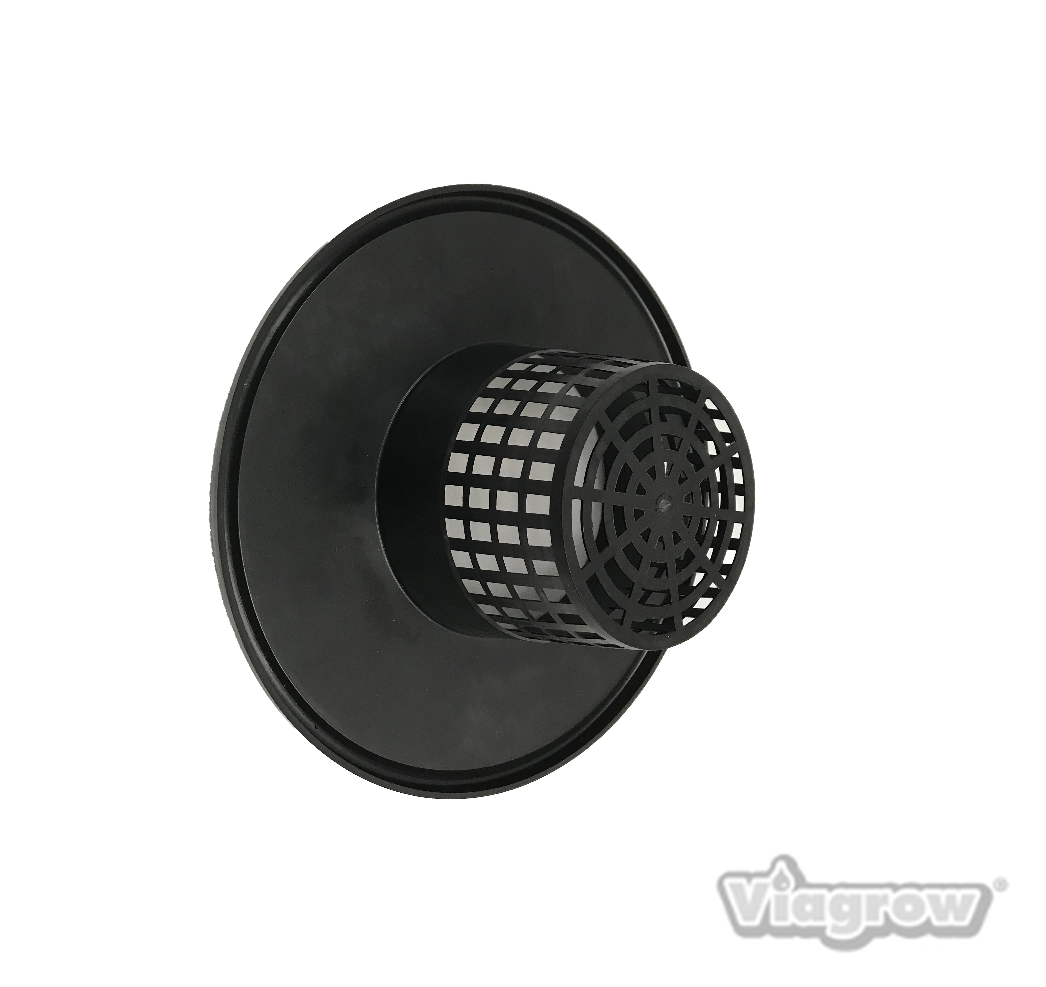 Viagrow 6" Black Mesh Pot Bucket Lid Insert